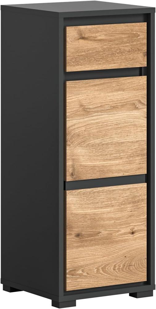 Badschrank Jaru - Anthrazit / Nox Oak Bild 1