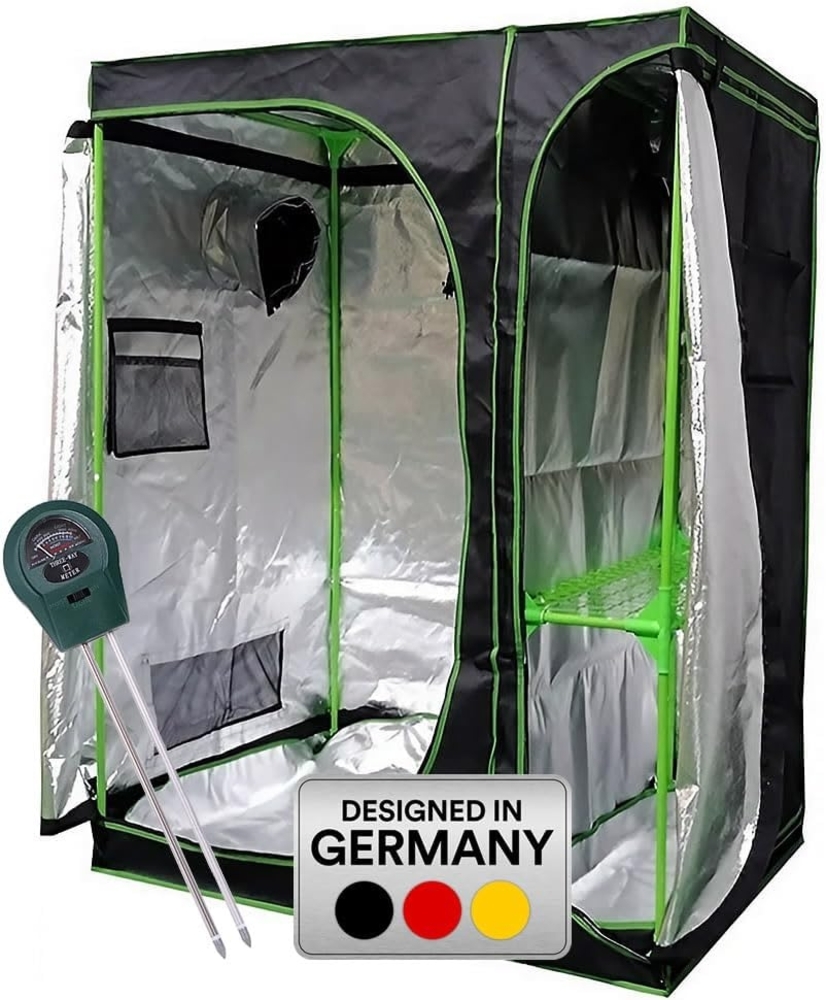 Gewächshaus Indoor Growbox 120x60x150 CM Pflanzenzelt Growschrank Zuchtzelt Bild 1