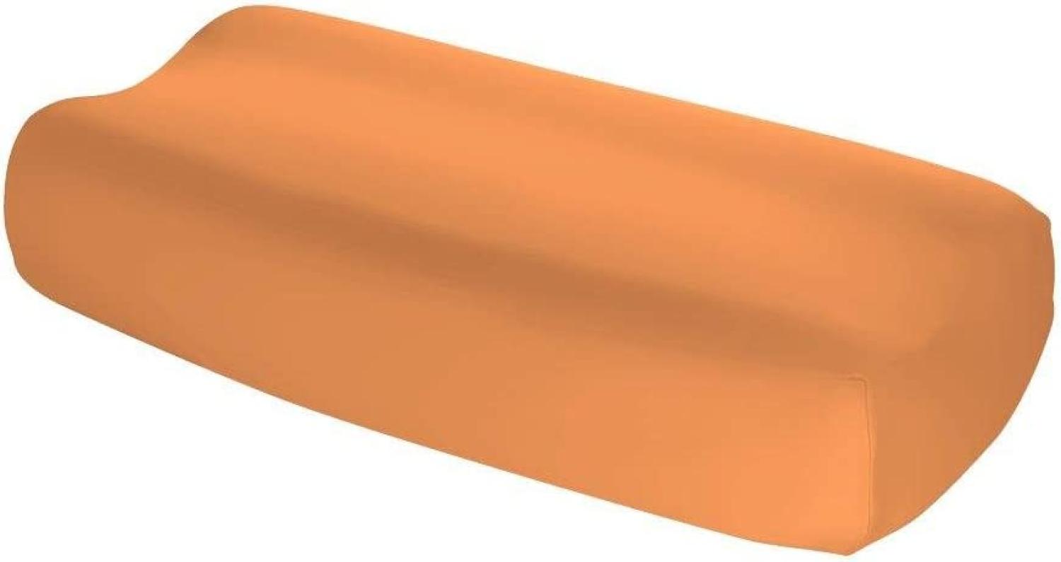 Fleuresse Vital-Comfort Jersey-Bezug für Nackenstützkissen hellorange Bild 1