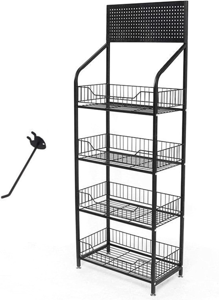 BAYLI Mehrzweckregal Ladenregale Einzelhandel - 140x50x27 cm Supermarktregale - Ladeneinric Bild 1