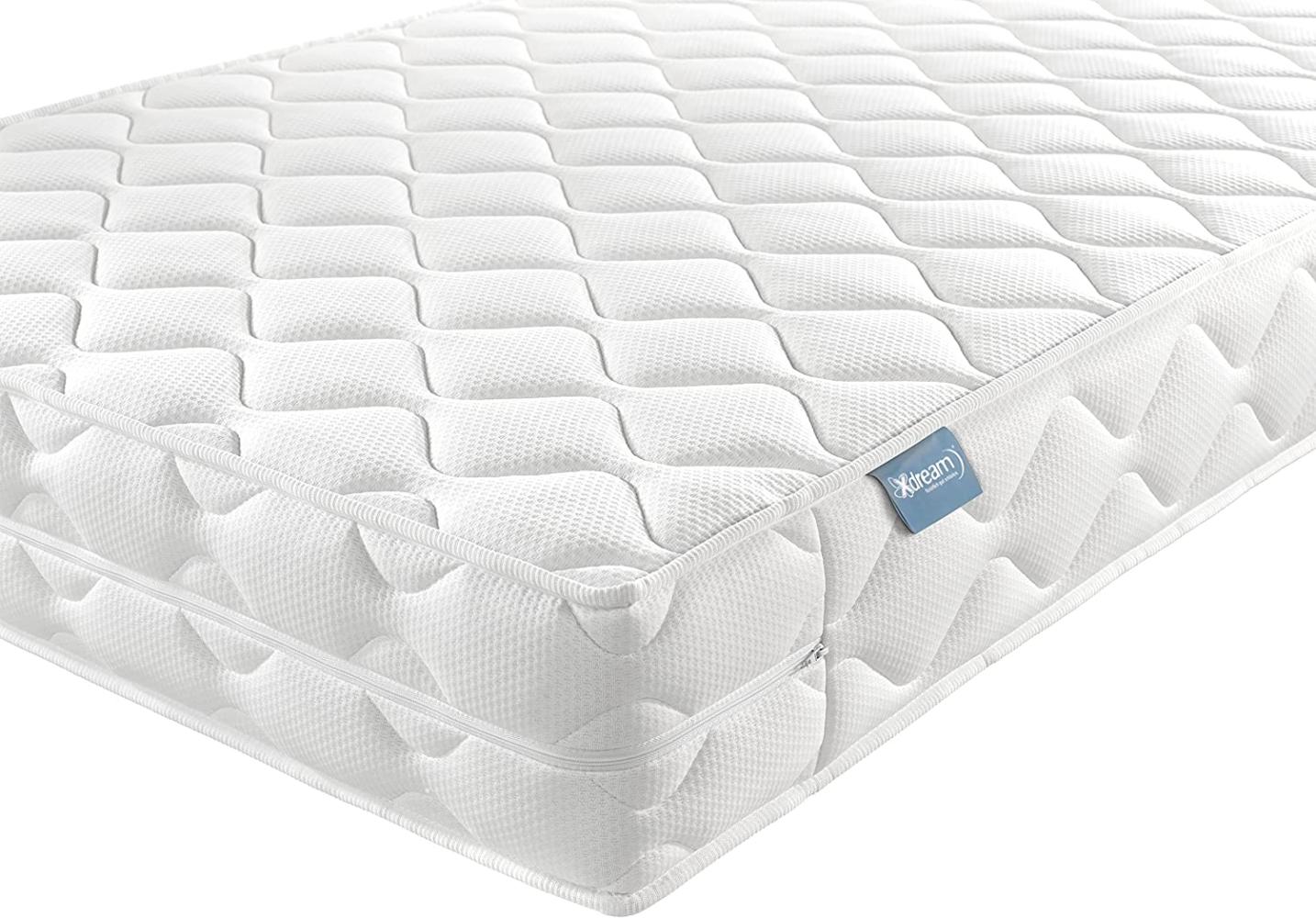 XDREAM Active Pure Duo I orthopädische 7-Zonen Kaltschaummatratze mit Duo-Härtegrad und beidseitiger Auflage I 16 cm hoch I LGA und Öko-Tex Zertifiziert I Härtegrad 2 und 3 I 140 x 200 cm Bild 1