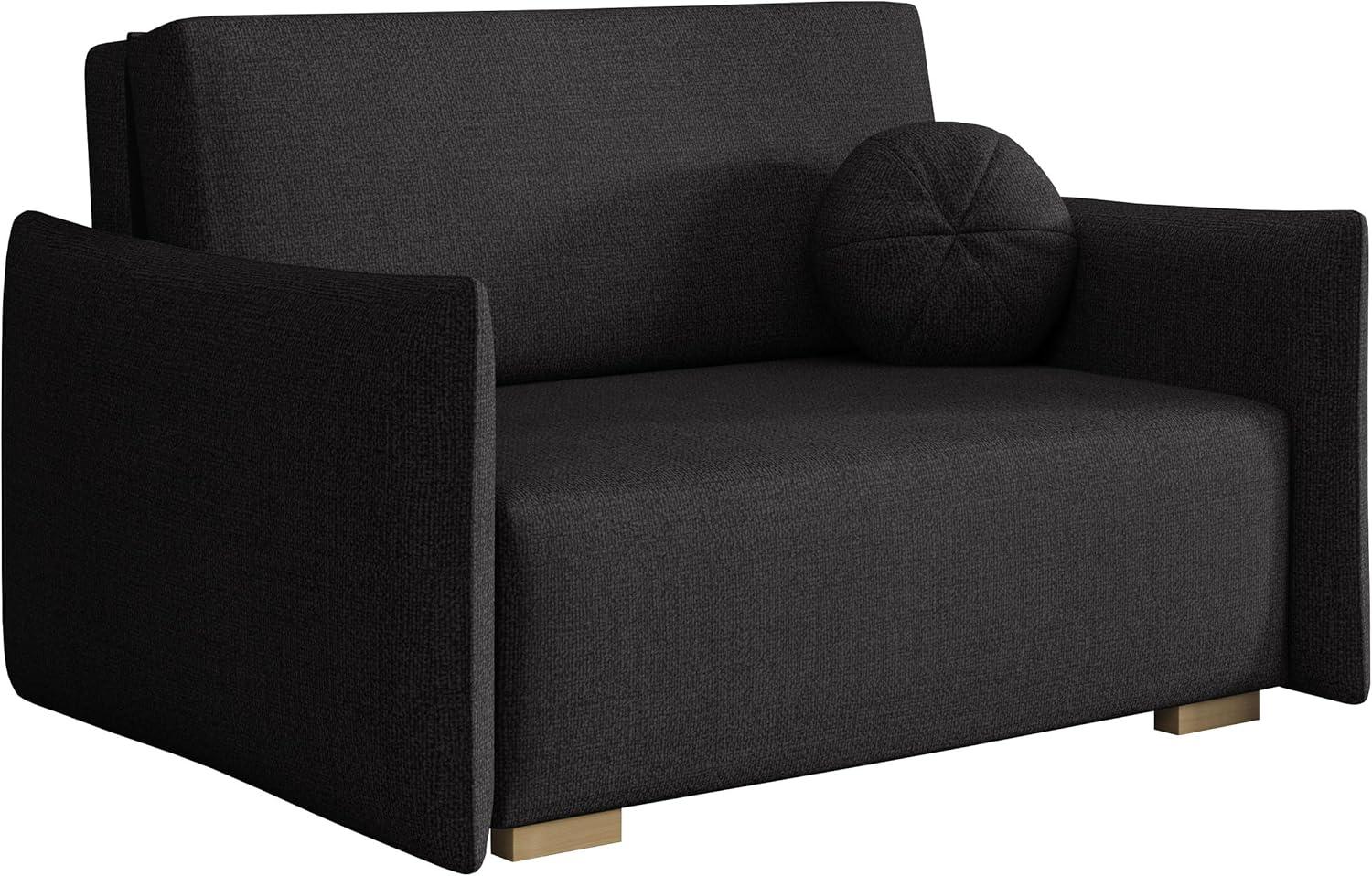 Sofa Viva Glov II mit Schlaffunktion, 2 Sitzer Schlafsofa mit Bettkasten (Farbe: Soul 20) Bild 1