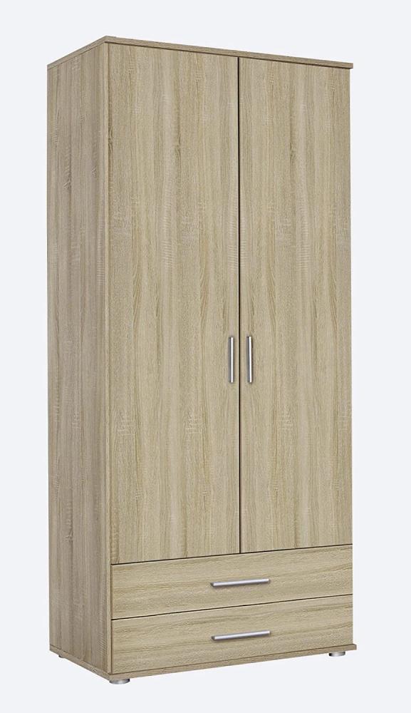 Kleiderschrank RASANT Drehtürenschrank 2-türig in Eiche Sonoma 85 cm Bild 1