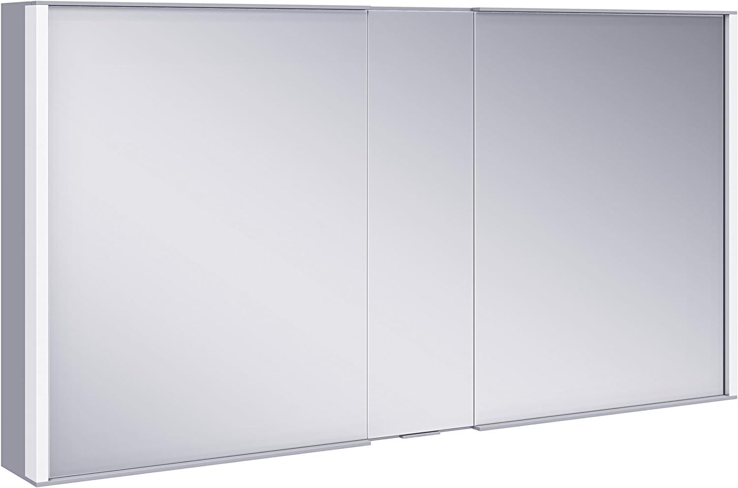 Keuco Royal Match Spiegelschrank 12805, 2 Drehtüren aus Doppelspiegel, 1300 mm - 12805171301 Bild 1