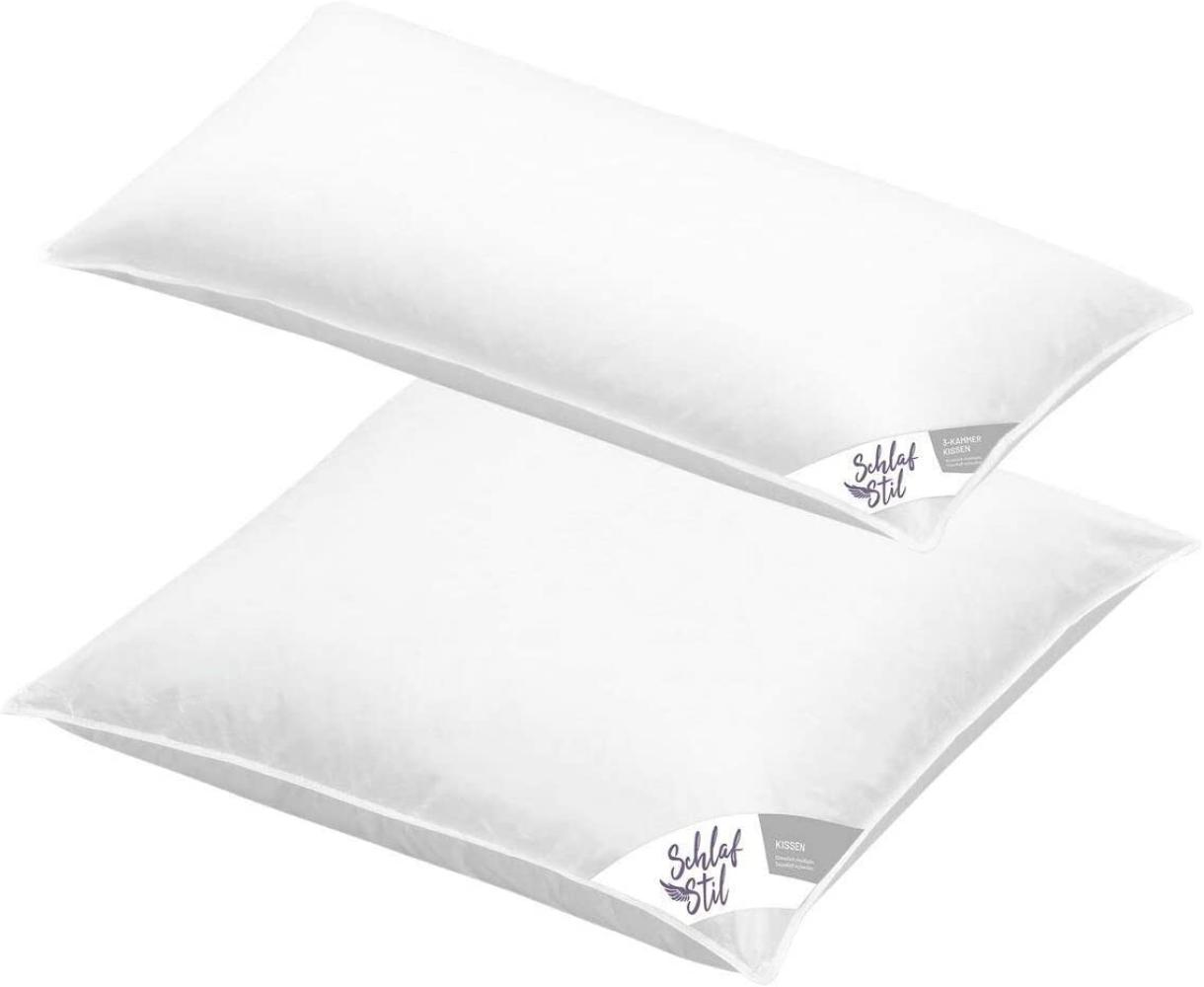 Schlafstil Faser Kopfkissen F400 ungesteppt|80x80 cm Bild 1