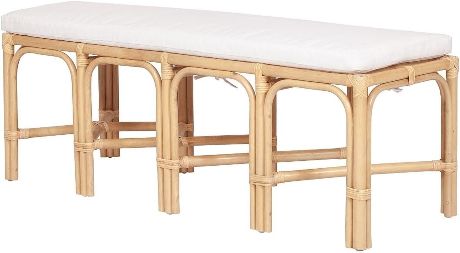 Vente-unique - Bank aus Rattan - Natur - LUMANIO Bild 1