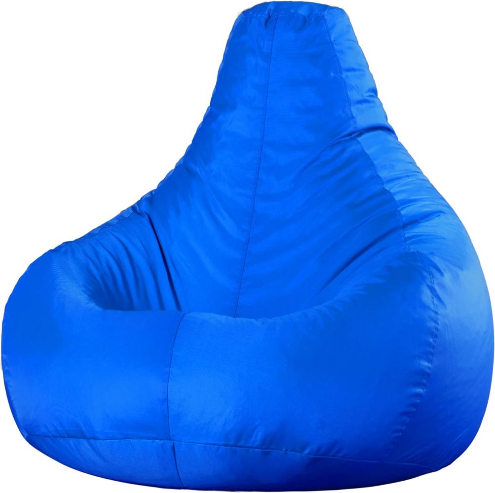 Bean Bag Bazaar Gaming Sitzsack „Recliner“, Gamer Sitzsack für Erwachsene und Kinder, Indoor Outdoor Sitzsack Sessel Gaming mit Füllung (Sitzsack, Blau) Bild 1