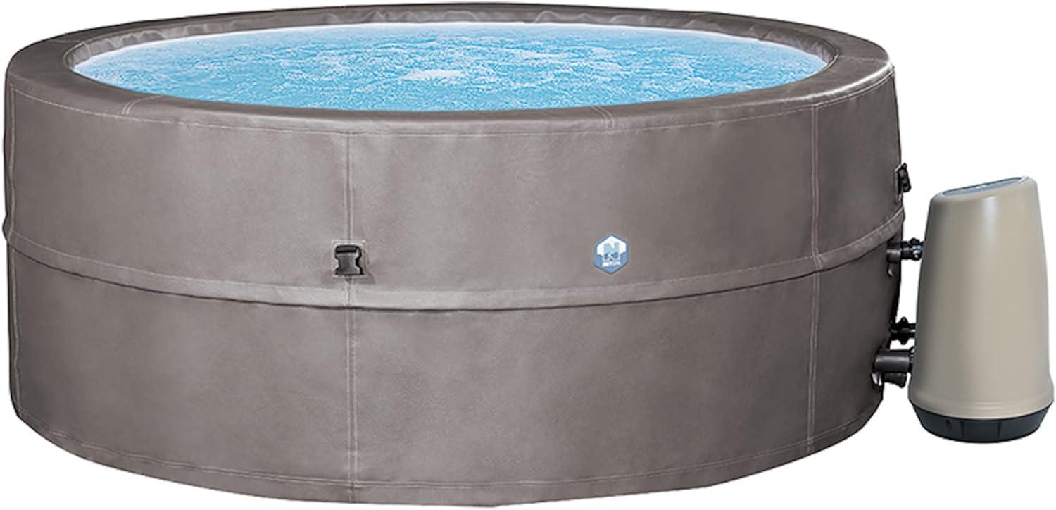 NetSpa Vita Premium Whirlpool halbstarr rund für 6 Personen Ø 184 x 73 cm Outdoor Whirlpool Bild 1