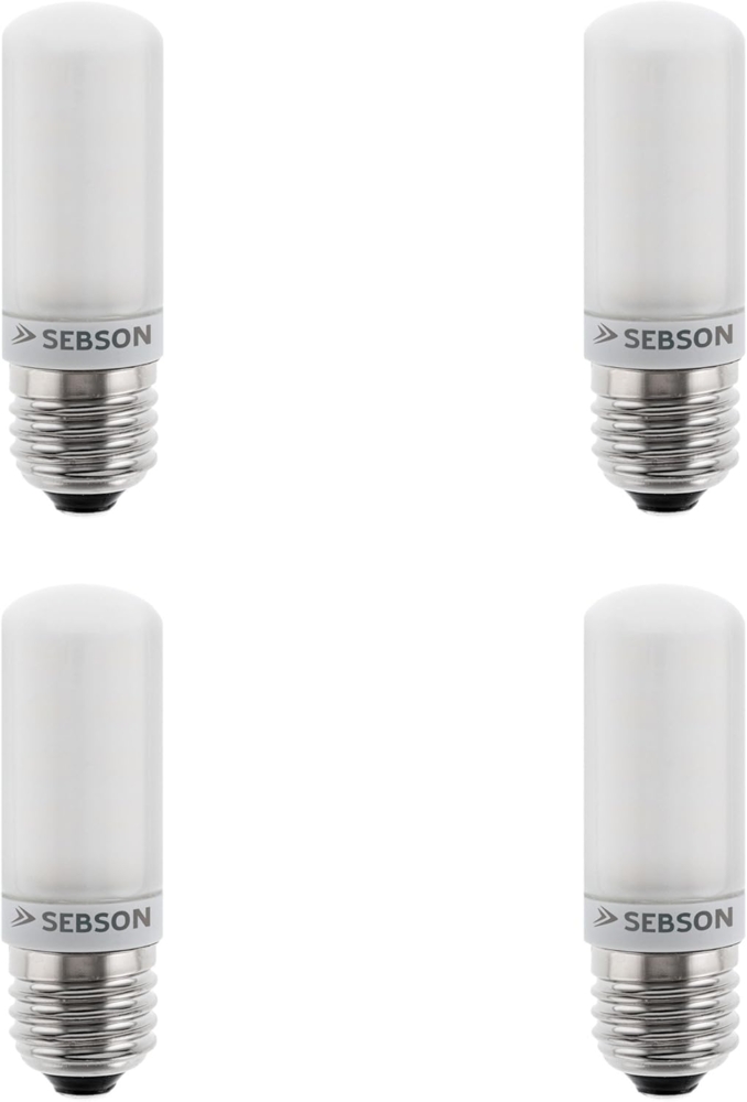 SEBSON LED-Leuchtmittel E27 LED 4W Lampe 4x - 400lm vgl. 40W Glühlampe warmweiß 3000K 280°, E27, Warmweiß, LED Leuchtmittel, 15.000h Lebensdauer, sofort startklar, ø30x88 mm Bild 1