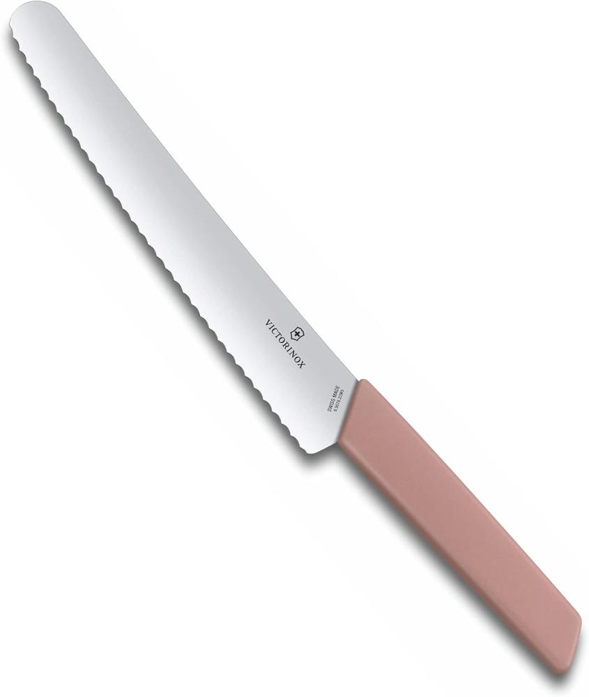 Victorinox 6.9076.22W5B Brot-+ Konditormesser apricot Swiss Modern / 22cm / Wellenschliff Bild 1