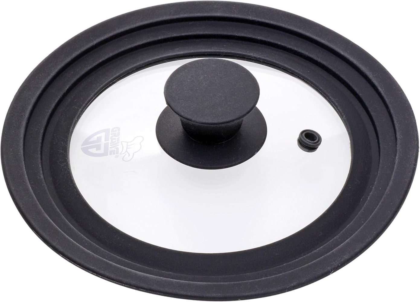 Universal-Glasdeckel schwarz 16-20 cm Bild 1