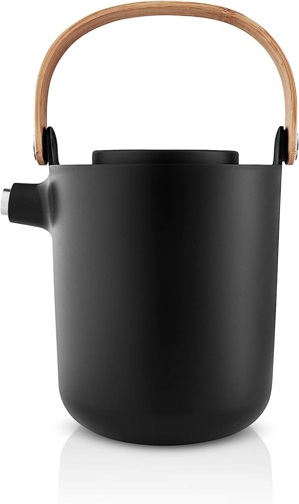 Eva Solo Tee-Thermokanne Nordic Kitchen, Isolierkanne, Edelstahl, Kunststoff, Black, 1 L, 520439 Bild 1