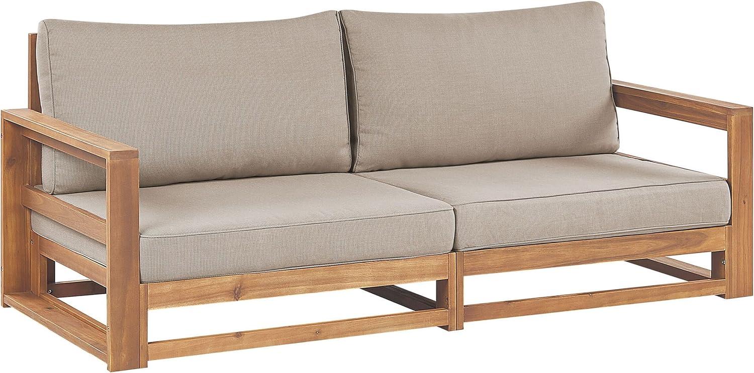 Gartensofa TIMOR FSC® zertifiziertes Akazienholz Heller Holzfarbton Bild 1