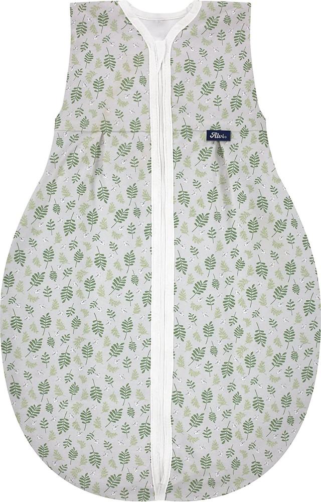 Alvi Kugelschlafsack Molton Organic Cotton Drifting Leaves 90 Bild 1