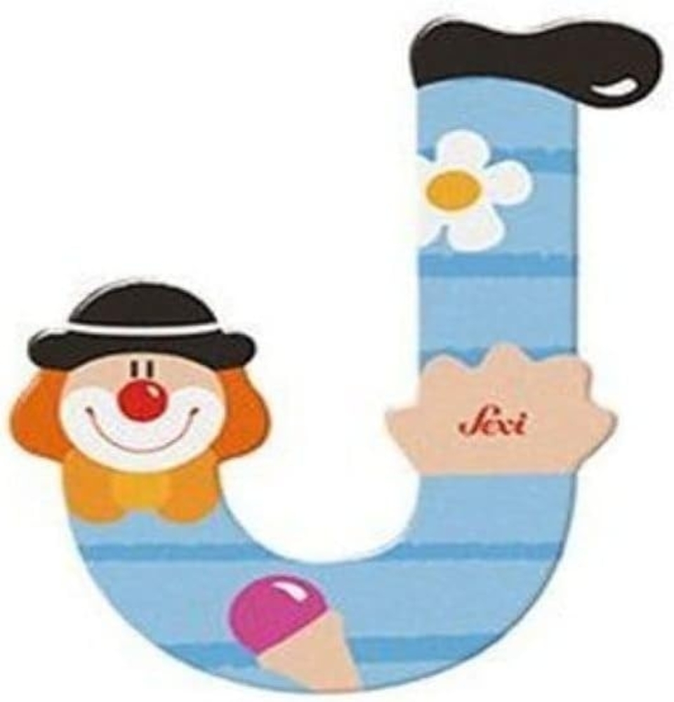 Sevi Wooden letter J Clown (81746) Bild 1