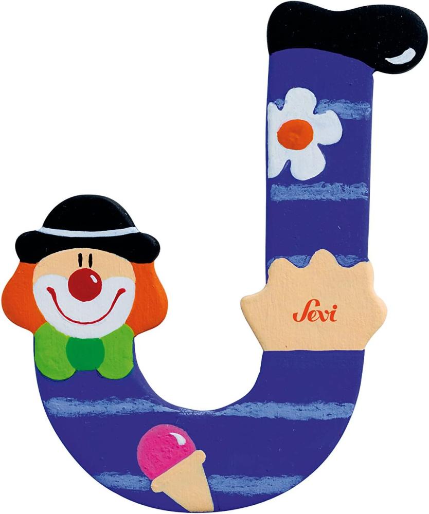 Sevi Wooden letter J Clown (81746) Bild 1