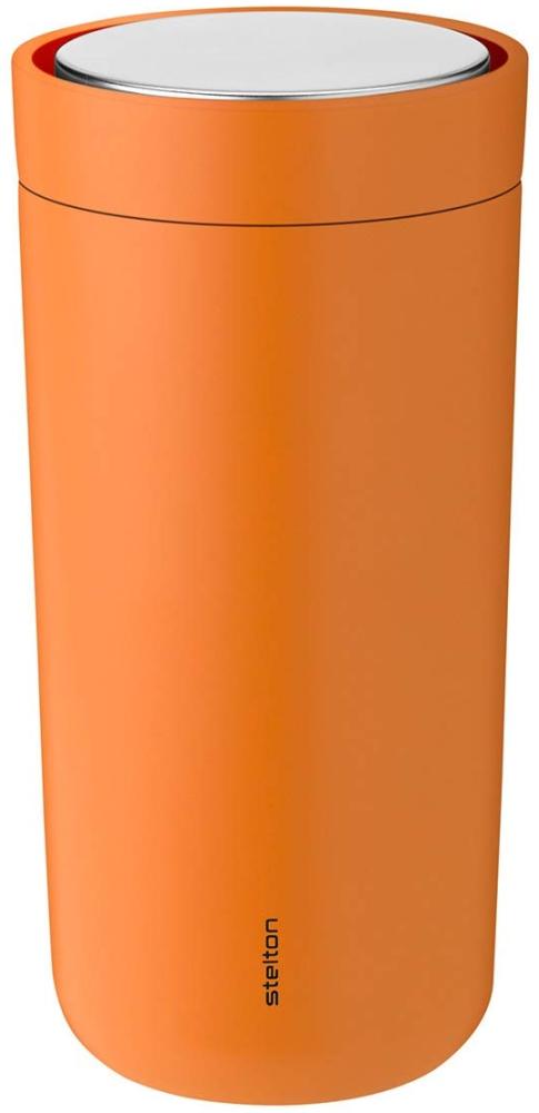 Stelton To-Go Click doppelwandig steel 0,2 L soft orange Bild 1