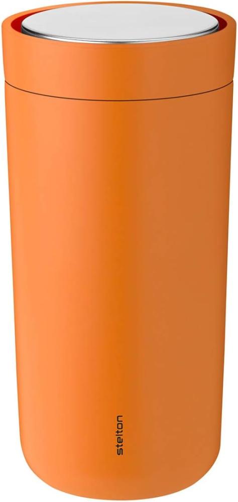 Stelton To-Go Click doppelwandig steel 0,2 L soft orange Bild 1