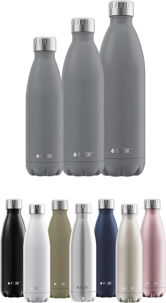 FLSK Isolierflasche FLSK II 500 ml Grau Bild 1