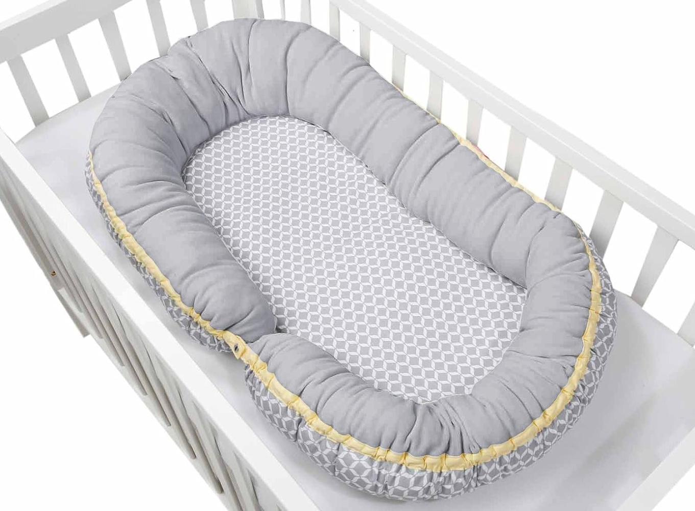 Motherhood 2in1 Babynest grau Bild 1