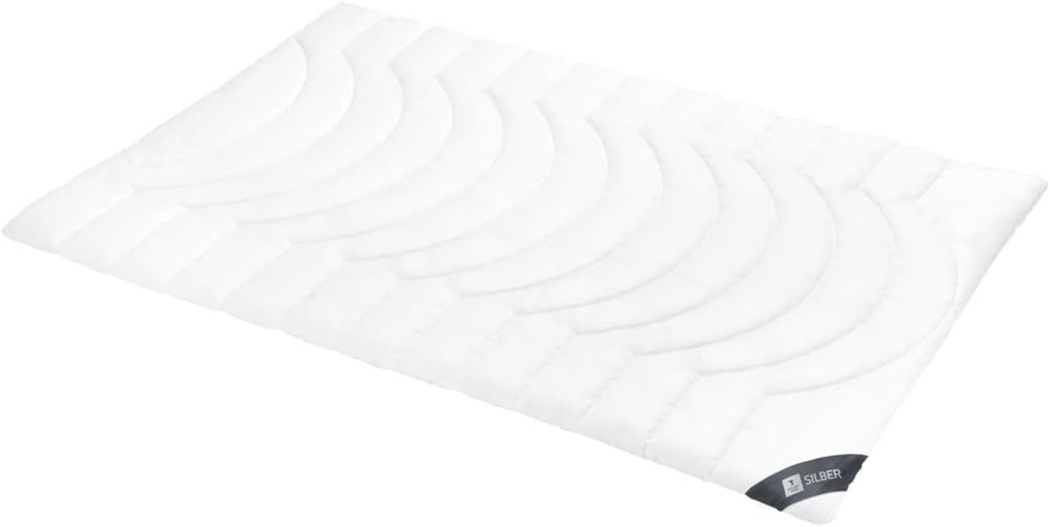 Spessarttraum Faserdecke Silber Duo normal, Füllung: 100% Polyester|135x200 cm Bild 1