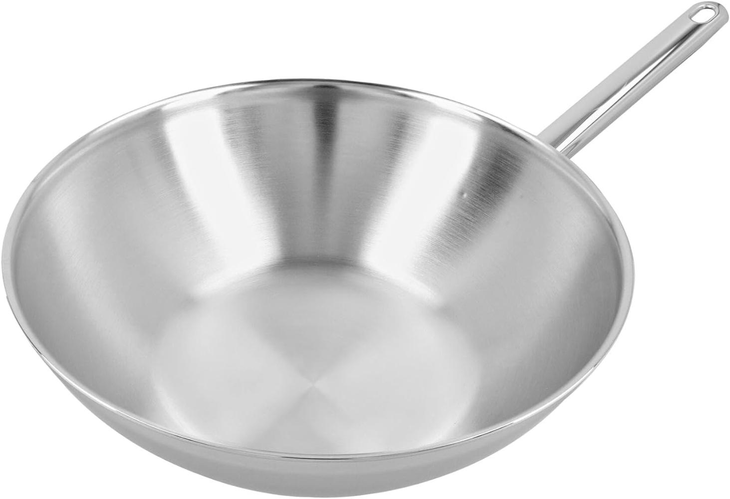 Demeyere Apollo 7 Wok flacher Boden 30 cm, 18/10 Edelstahl Bild 1