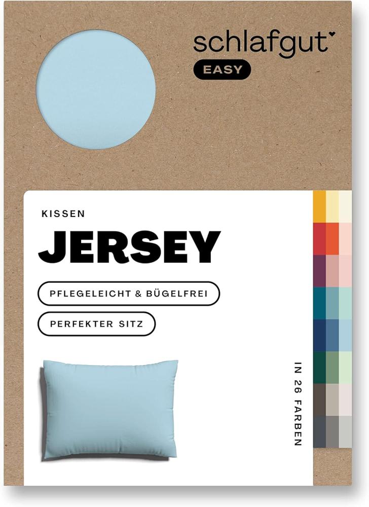 Schlafgut Kissenbezug EASY Jersey, (1 Stück), Kissenhülle mit Reißverschluss, weich und saugfähig, Kissenbezug Bild 1