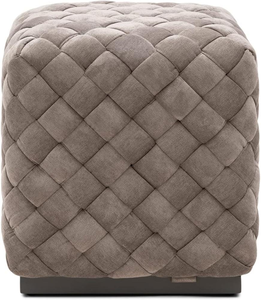 Riviera Maison Hocker Room 48 Fine Tweed Pebbles (40cm) 4996001 Bild 1