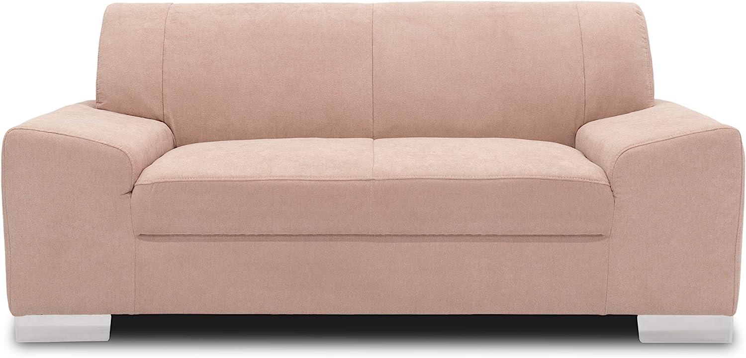 DOMO Collection Sofa Alisson, 2er Couch, 2-Sitzer, 2er Garnitur, 164x83x75 cm, Polstergarnitur in rosa Bild 1