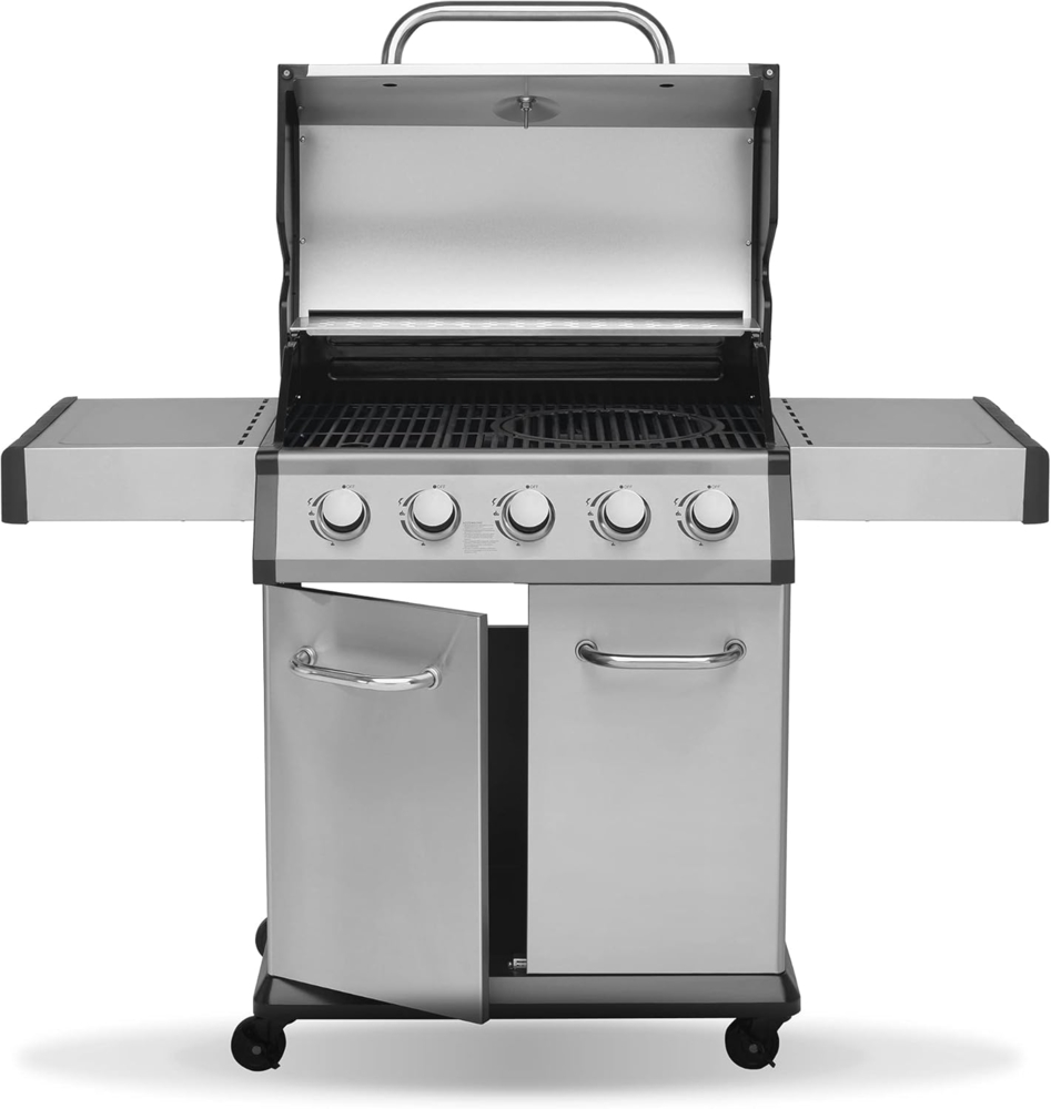 Justus Gasgrill "Geras", silber / schwarz,4+1 Brenner Bild 1