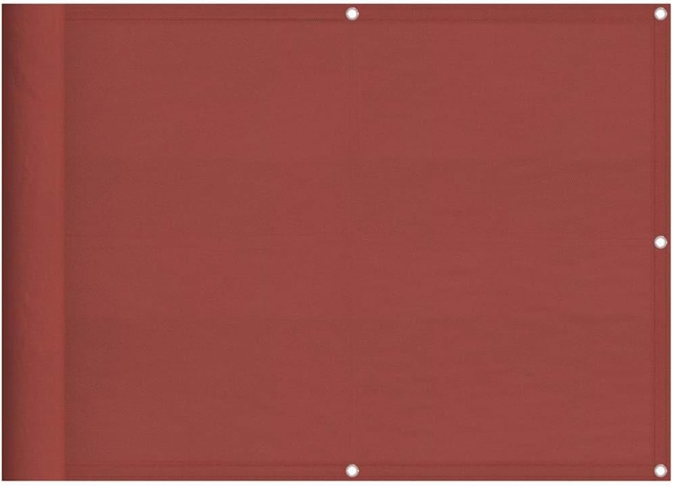 vidaXL Balkon-Sichtschutz Terrakotta 75x1000 cm 100 % Polyester-Oxford 42002086 Bild 1