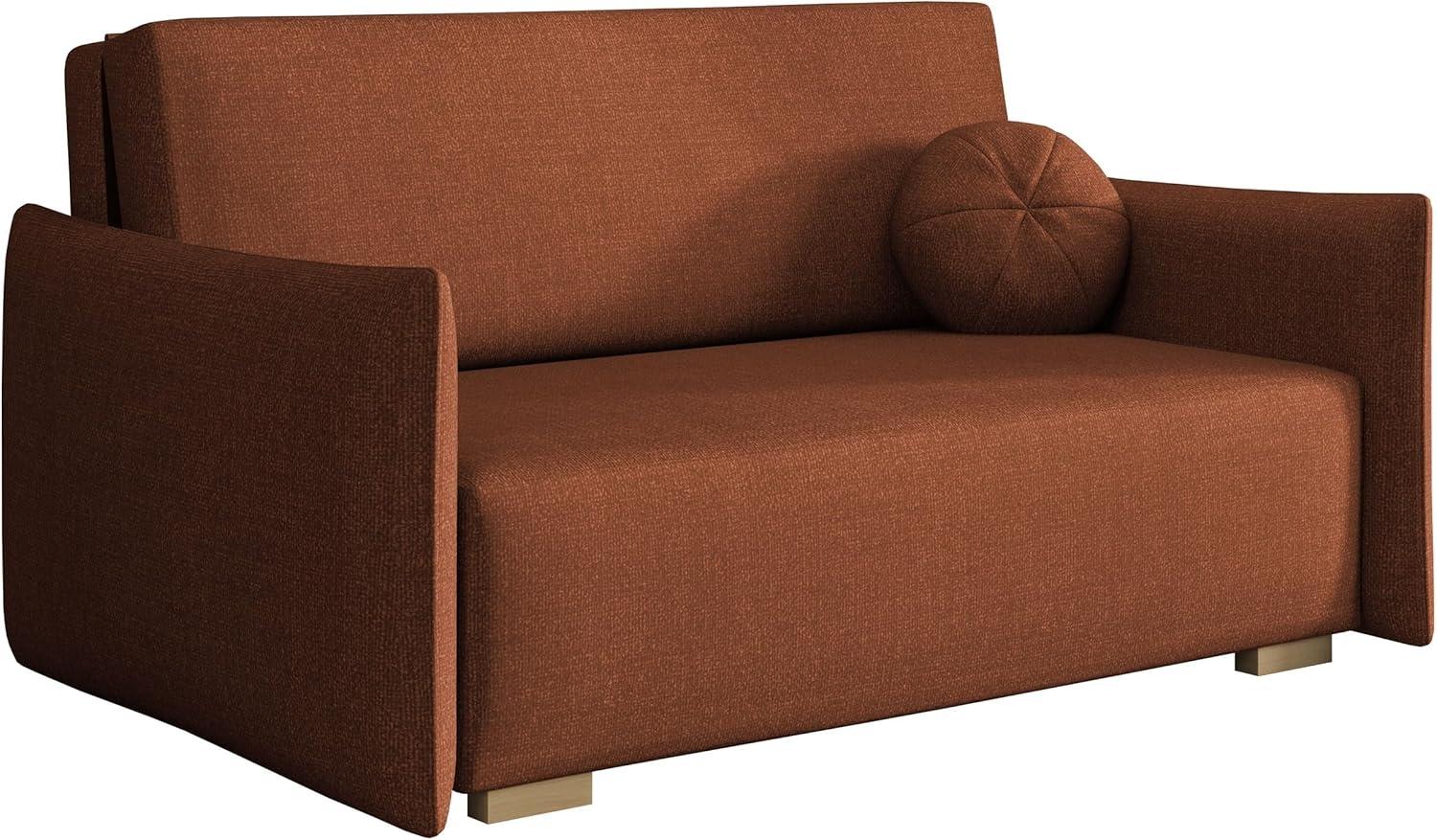 Sofa Viva Glov III mit Schlaffunktion, 3 Sitzer Schlafsofa mit Bettkasten (Farbe: Soul 08) Bild 1