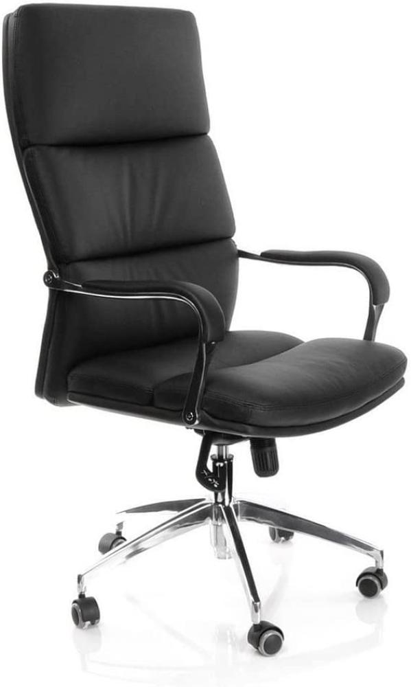 hjh OFFICE Profi Chefsessel BRUNELLO 20 Kunstleder, Schwarz Bild 1