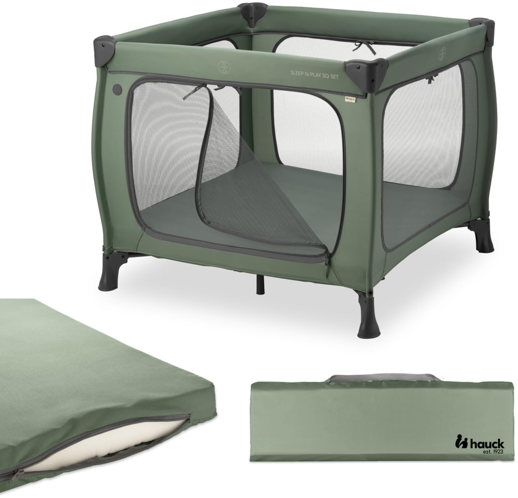 Hauck Sleep N Play SQ Set / Reisebett Dark Green Bild 1