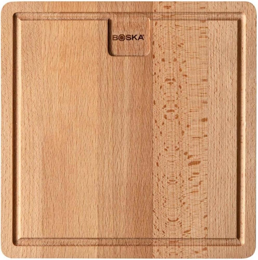 Boska Servierbrett Amigo S, Dining Board, Buchenholz, Braun, 23 x 23 cm, 320061 Bild 1