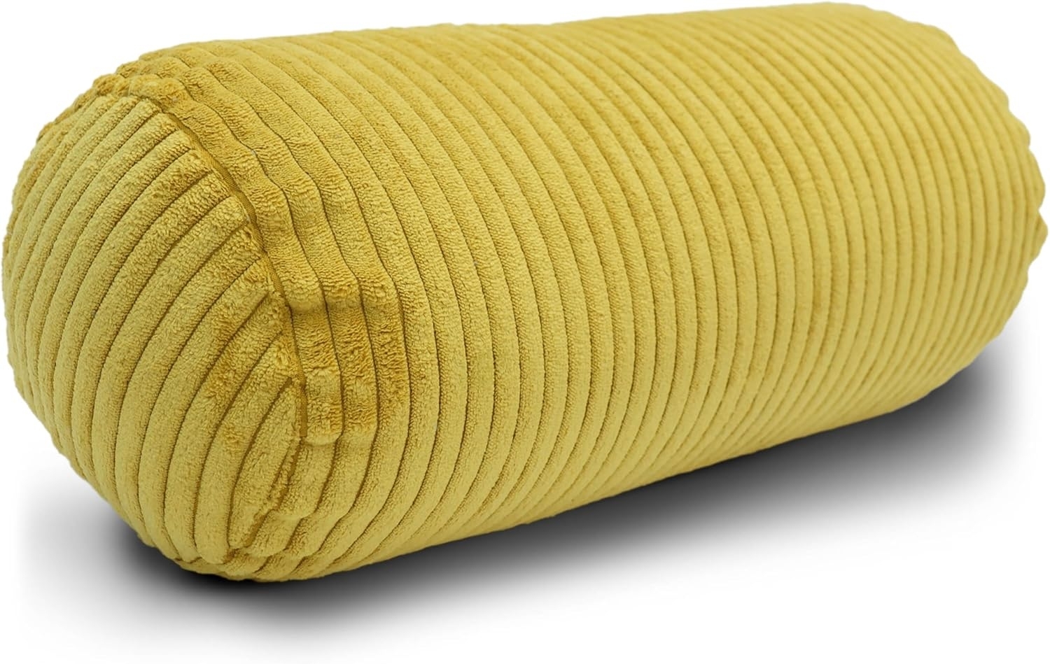 Amilian Nackenrolle mit Bezug 15 x 40 cm - Kissenrolle - mit Nackenrollenbezug - Bettrolle, Kopfstütze, Nackenstütze mit Bezug, ideal als Dekokissen, Sofakissen, Kissen, Kissenrolle, Lagerungskissen, Schlafkissen und für Reisen Bild 1