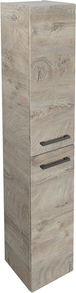 Fackelmann OXFORD Hochschrank 30 cm breit, Braun hell Bild 1