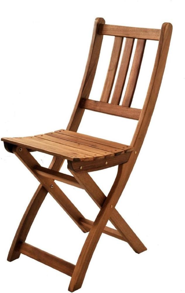 SAM Gartenstuhl Blossom, Akazie-Holz FSC® 100% Zertifiziert, ideal für Balkon, Garten & Terrasse, zusammenklappbar Bild 1