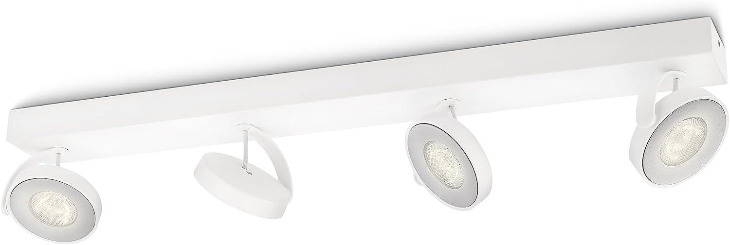 Philips myLiving LED Spot Clockwork 4flg 2000lm Weiß Bild 1