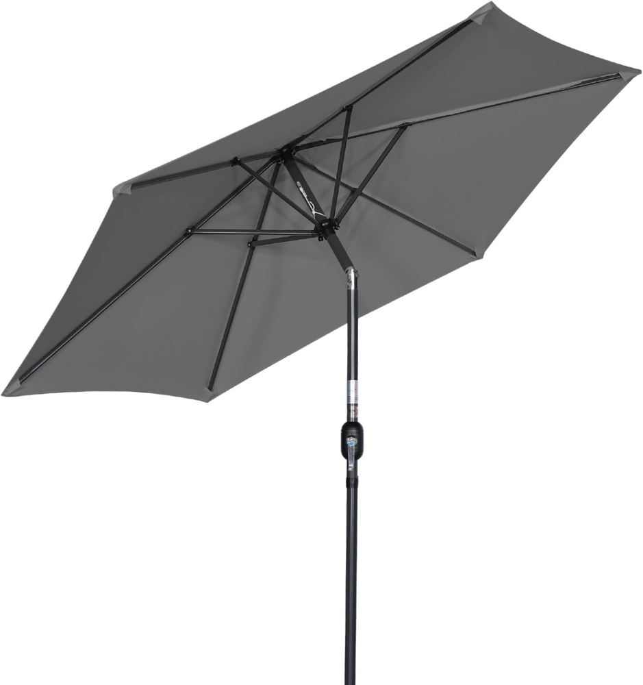 Angel Living Sonnenschirm Ø 300 cm, UV-Schutz 50+, Rund, aus Polyester, für den Balkon, den Strand, den Garten oder die Terrasse, 4.7kg Bild 1