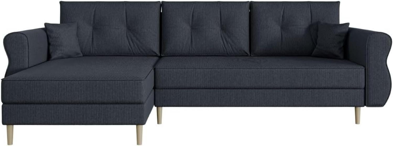 ALTDECOR Ecksofa HERMES-L, Couch mit Schlaffunktion, Wohnzimmer - links/rechts verstellbar Bild 1