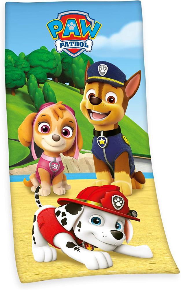 Paw Patrol - Badetuch Velours - 75 x 150 cm Bild 1