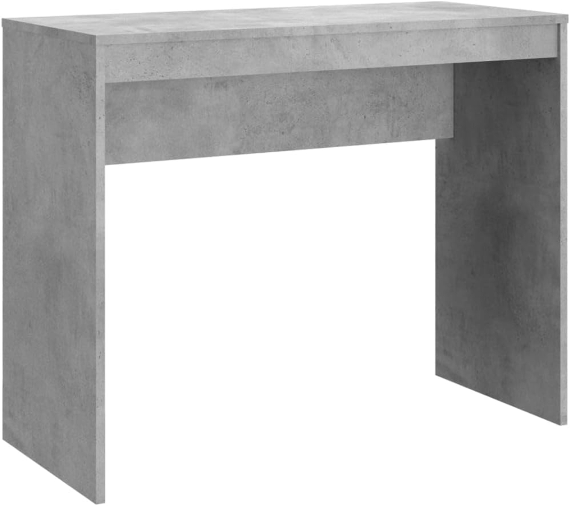 Schreibtisch, Spanplatte Betongrau, 90 × 40 × 72 cm Bild 1