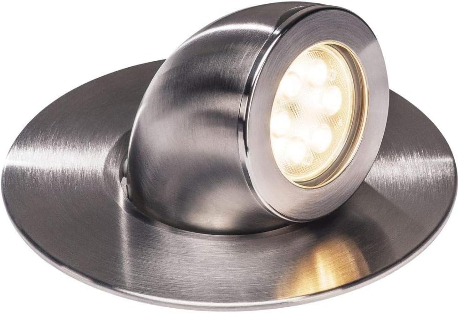 SLV No. 1000384 GIMBLE OUT 150 LED Bodeneinbauleuchte Edelstahl 316 3000K 36° IP67 Bild 1