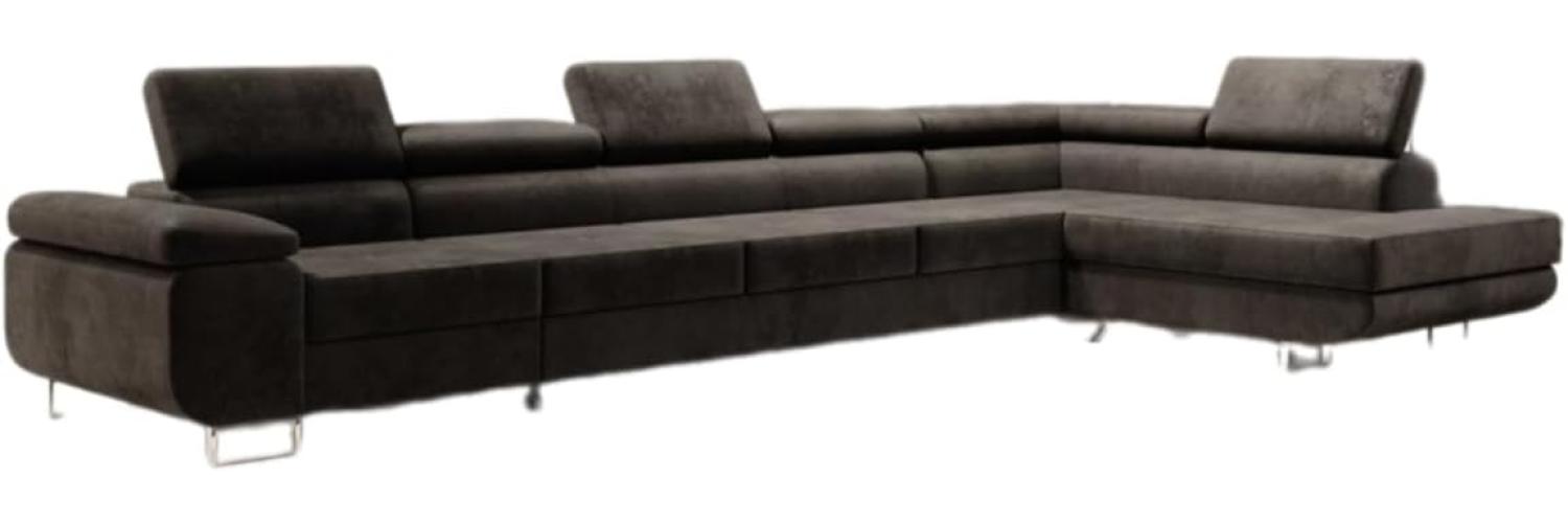 Luxusbetten24 Schlafsofa Designer Sofa Maxi, mit Schlaf- und Klapptfunktion Bild 1