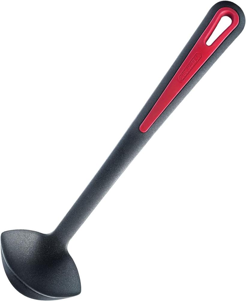 Westmark Soßenlöffel/Soßenkelle, Hitzebeständig bis 270 °C, PPA, Länge: 29 cm, Gallant Plus, Schwarz/Rot, 29542275 Bild 1