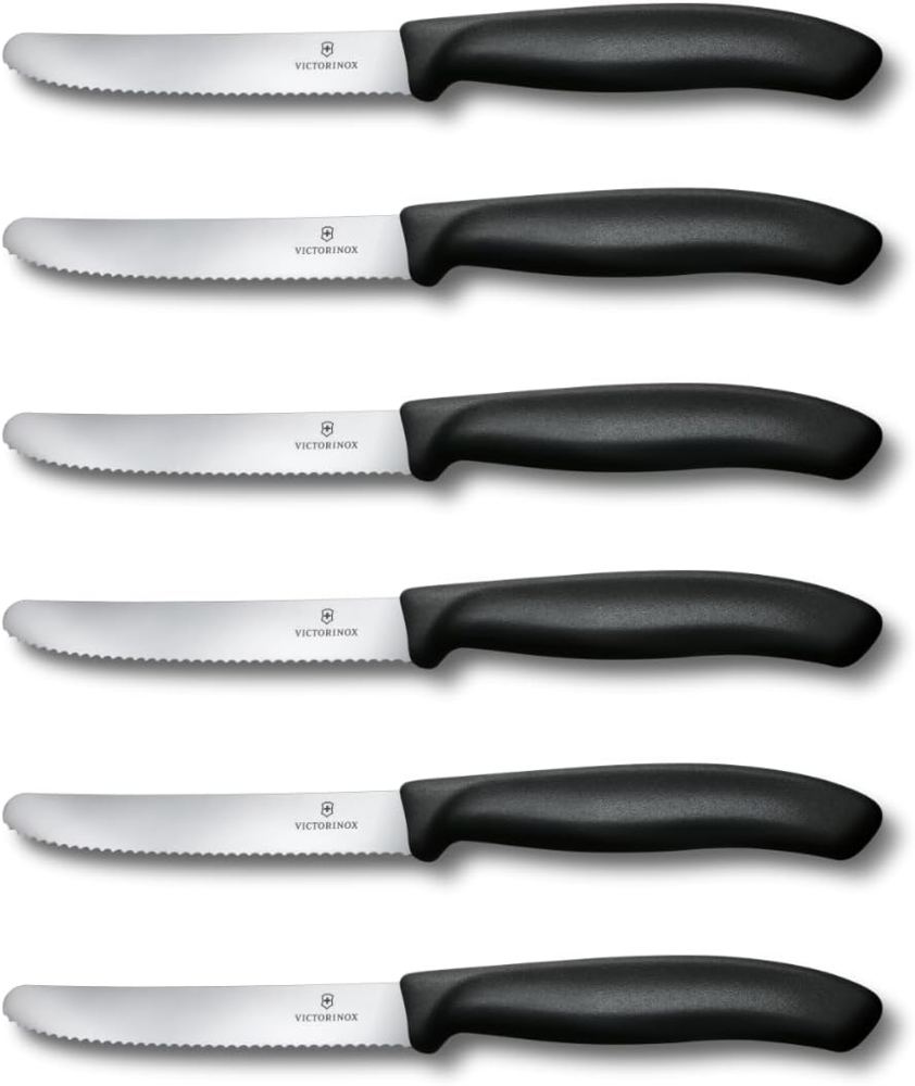 VICTORINOX Swiss Classic Tomaten- und Tafelmesser-Set 6teilig schwarz 109759 Bild 1