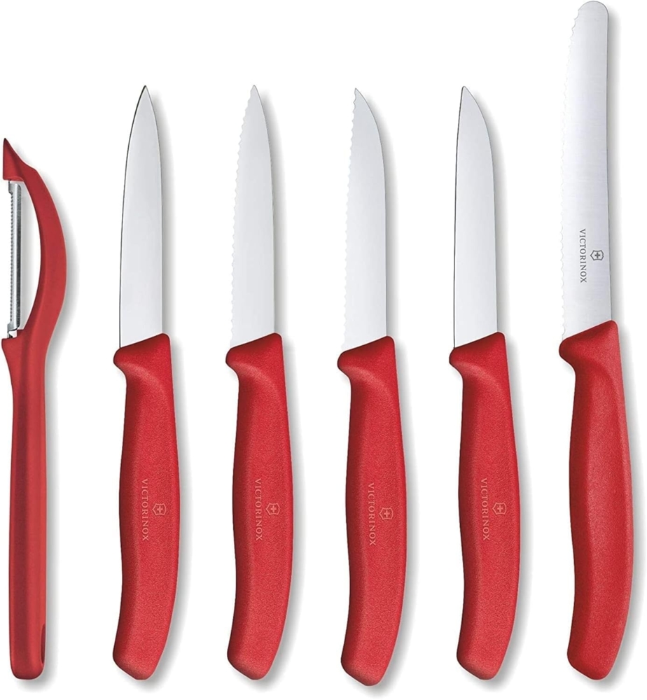 Victorinox Swiss Classic Gemüsemesser-Set 6-teilig rot Bild 1
