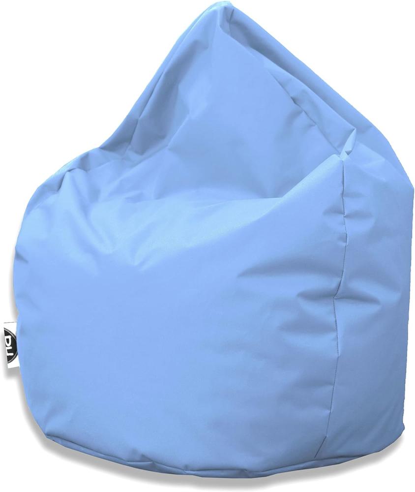 PATCH HOME Patchhome Sitzsack Tropfenform - Hellblau für In & Outdoor XXL 420 Liter - mit Styropor Füllung in 25 versch. Farben und 3 Größen Bild 1