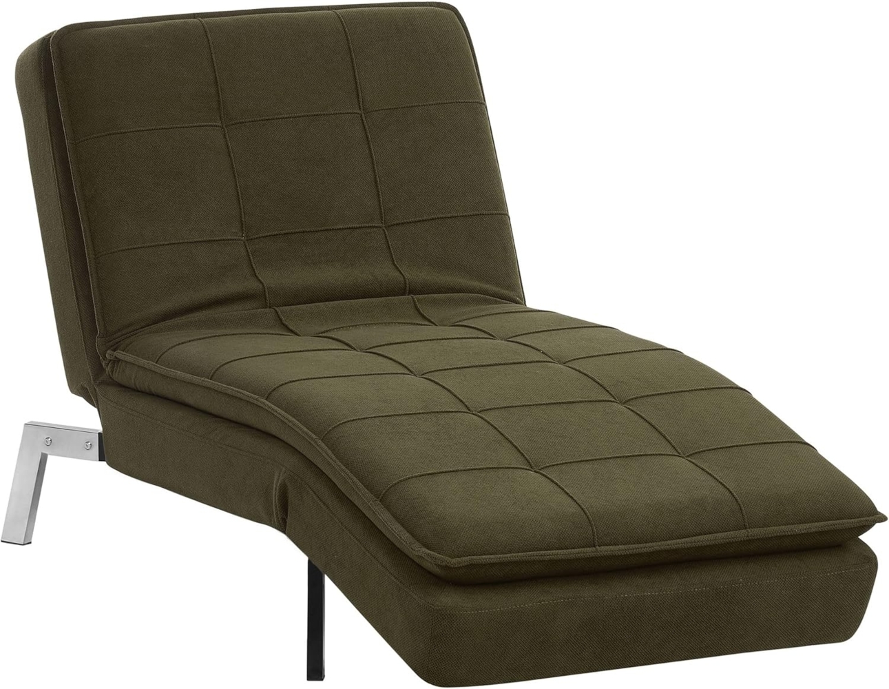 Chaiselongue grün verstellbar LOIRET Bild 1